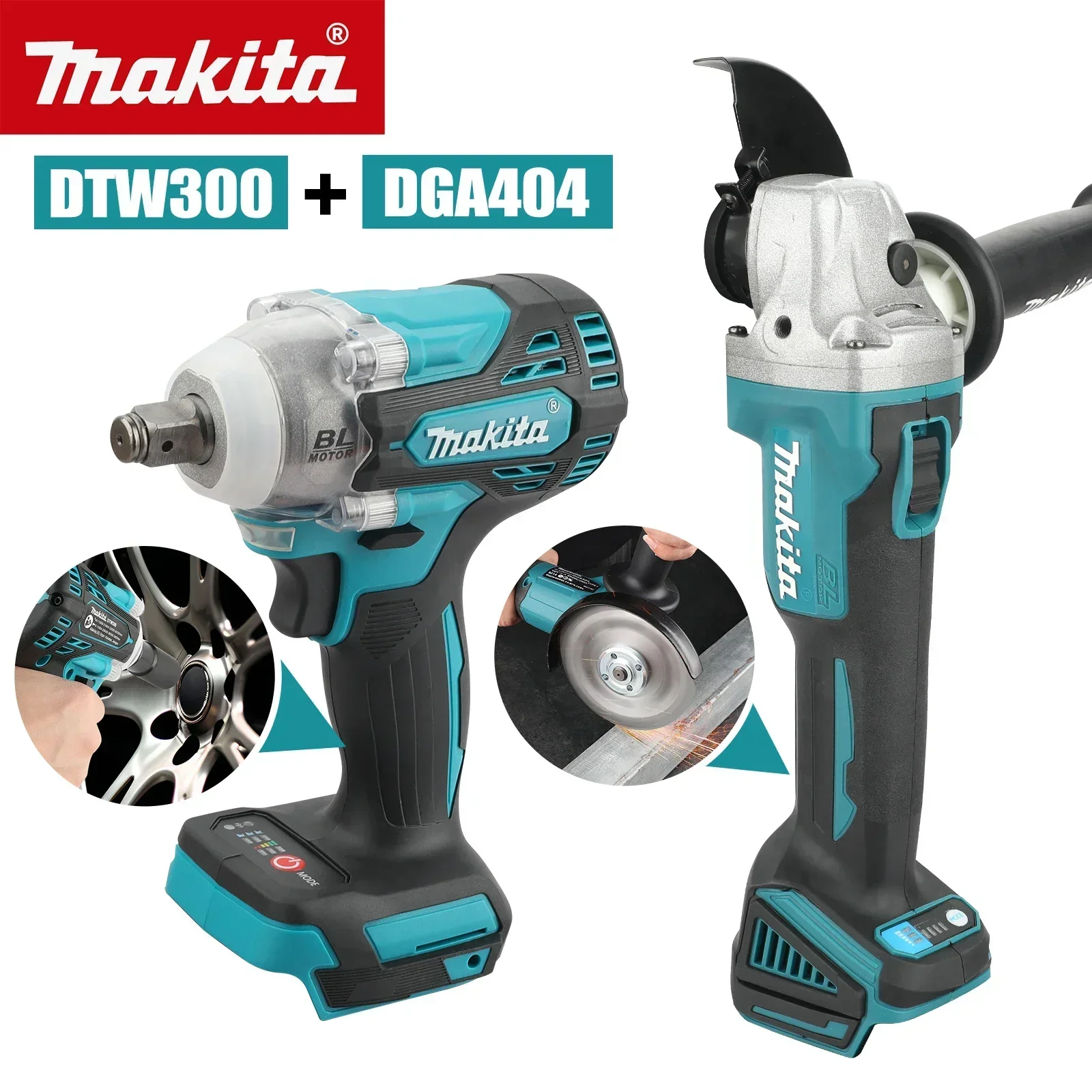 Makita Drill Dtw300 - ชุดเครื่องมือไร้สาย Makita DTW300 DGA404 ประกอบด้วย ประแจกระแทก