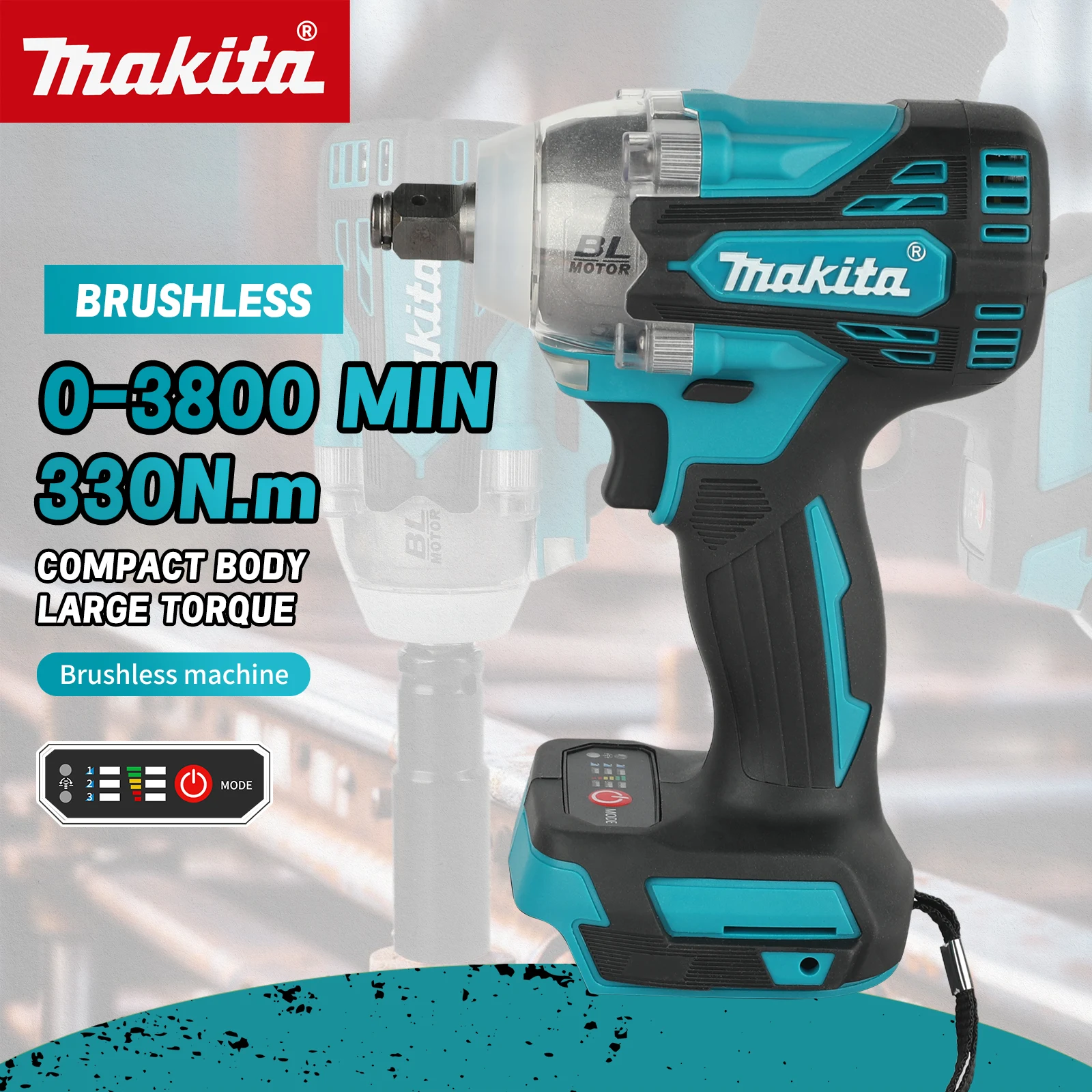 เครื่องขันน็อตแบบใช้แบตเตอรี่  - Makita Drill Dtw300 บทวิจารณ์และราคา