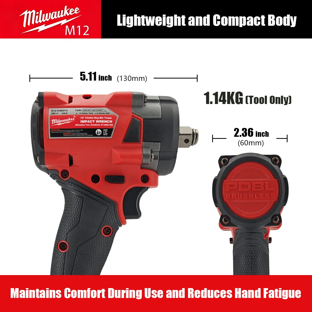 มิลวอกี M12 M18 FUEL ประแจกระแ - Milwaukee Drill M12 Fuel บทวิจารณ์และราคา